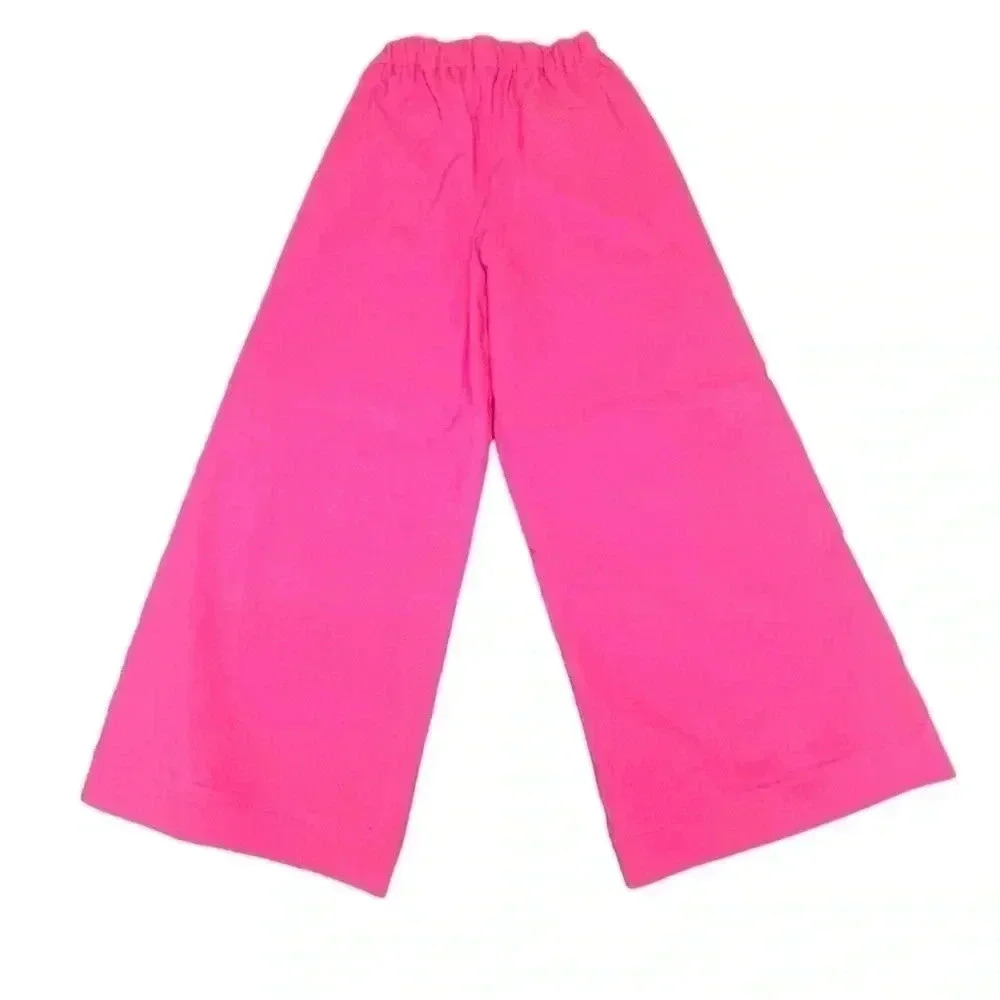 By‎ Olala Women’s Wide Leg Pull Over Elastic Waist Pants Sz S